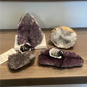 Amethyst Geode Home Accent